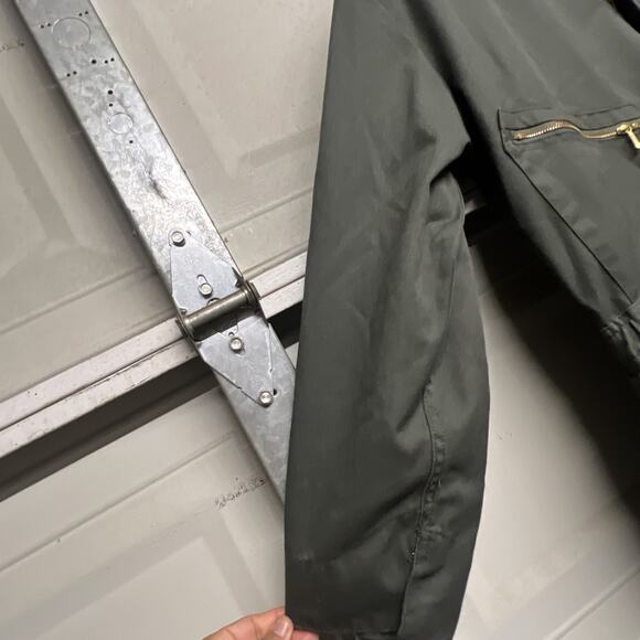 Dickies Olive Green Coveralls Long Sleeve Workwear Jumpsuit Overall - Picture 8 of 16